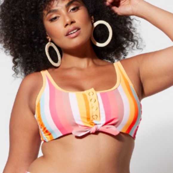 NEW Fashion to Figure Vicki Front Tie Bikini Top